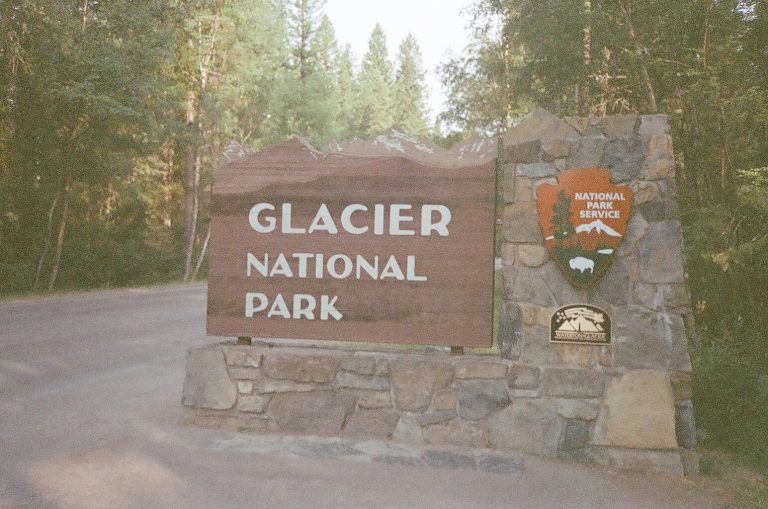 Glacier Sign, All Rights Reserved Amanda Burns 2014